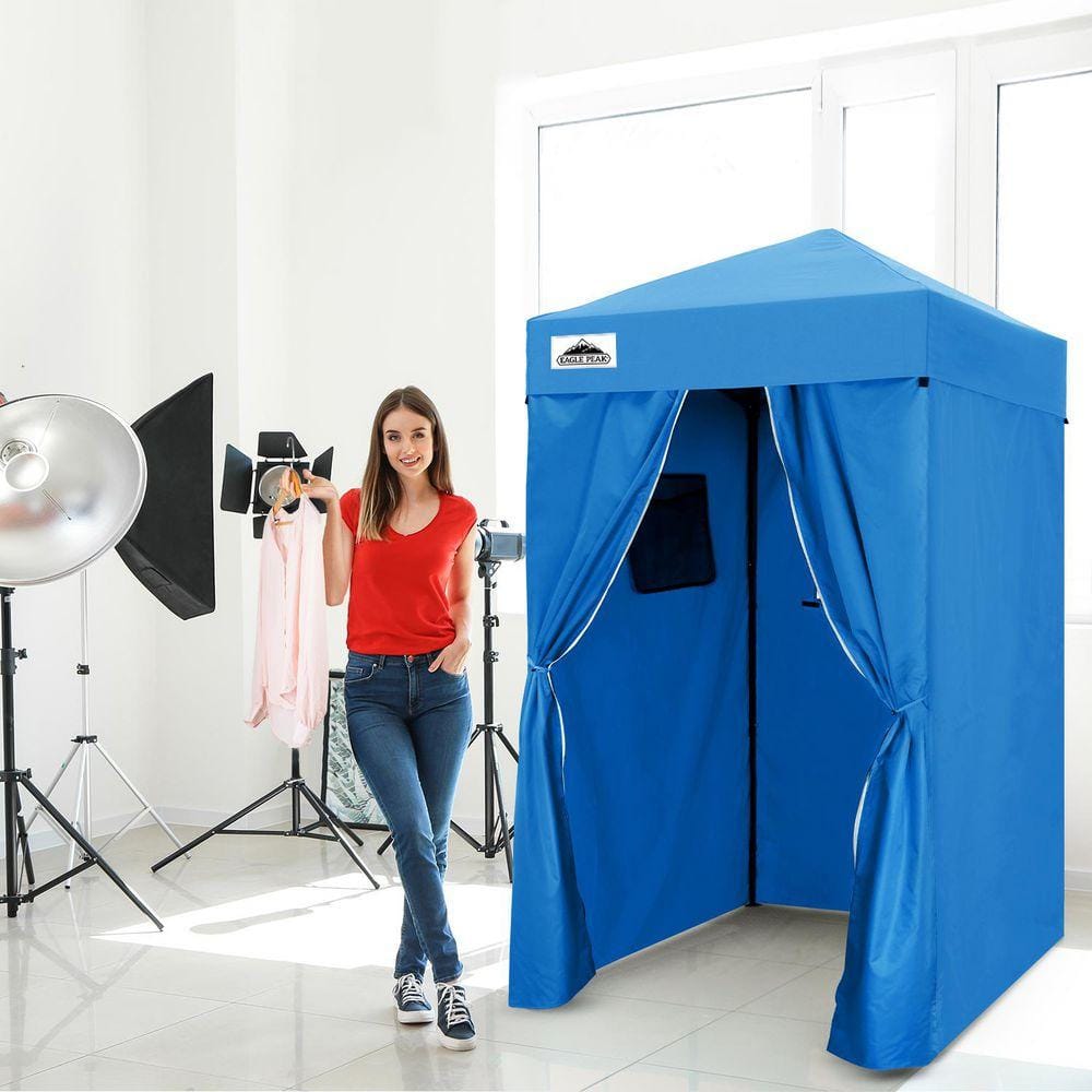 EAGLE PEAK 4 ft. x 4 ft. Pop Up Privacy Tent Foldable Outdoor