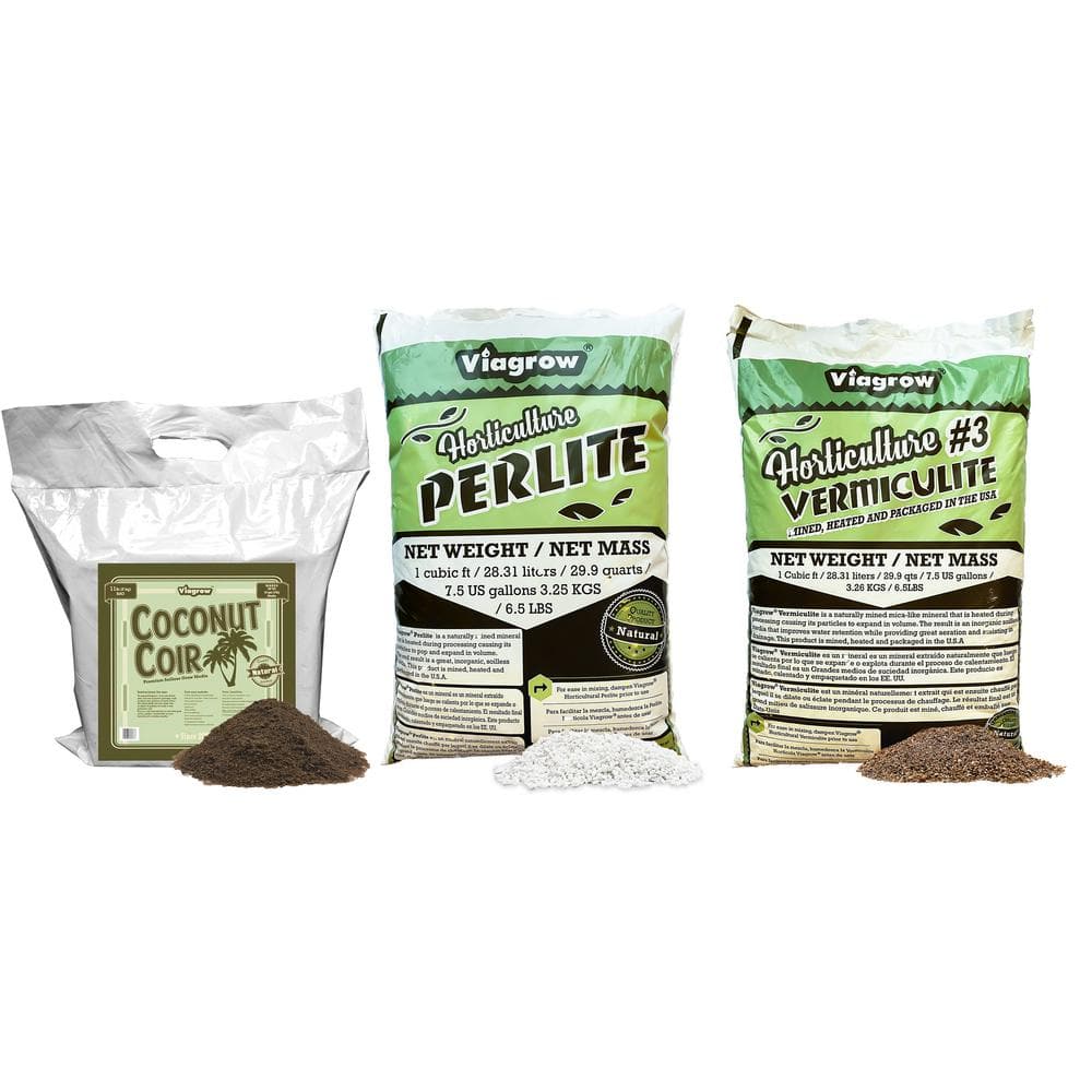 Viagrow 30 Gal. Coco and Perlite Vermiculite Raised Bed Garden Mix (1-Pack) VCCBERPER1 - The Home Depot