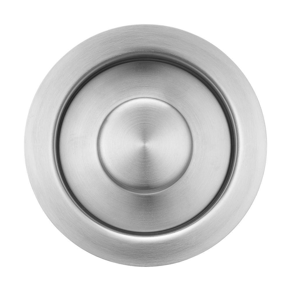 Brushed Stainless Steel Kitchen Sink Garbage Disposal Flange and Stopper