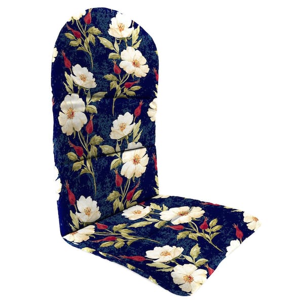 Jordan Manufacturing 20.5 in. L x 49 in. W x 2.5 in. T Outdoor Adirondack Chair Cushion in Rose Garden