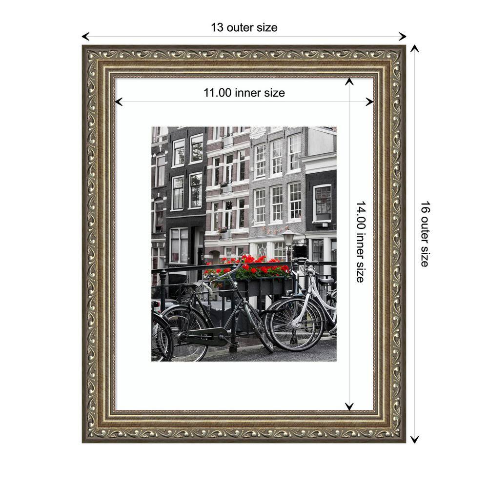 Parisian Silver Ornate Wood Wall Picture Frame