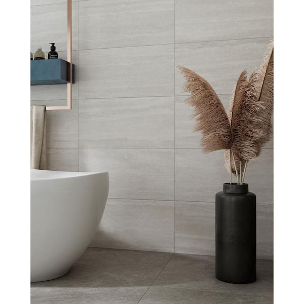 Emser SANDSTORM 6-Pack Sahara 12-in x 24-in Glazed Porcelain Stone Look Tile