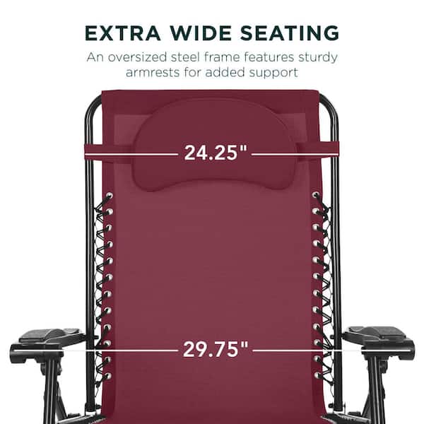 Best Choice Products Oversized Zero Gravity Folding Reclining