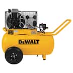 20 Gal. 200 PSI Oil Lubed Belt Drive Portable Horizontal Electric Air Compressor