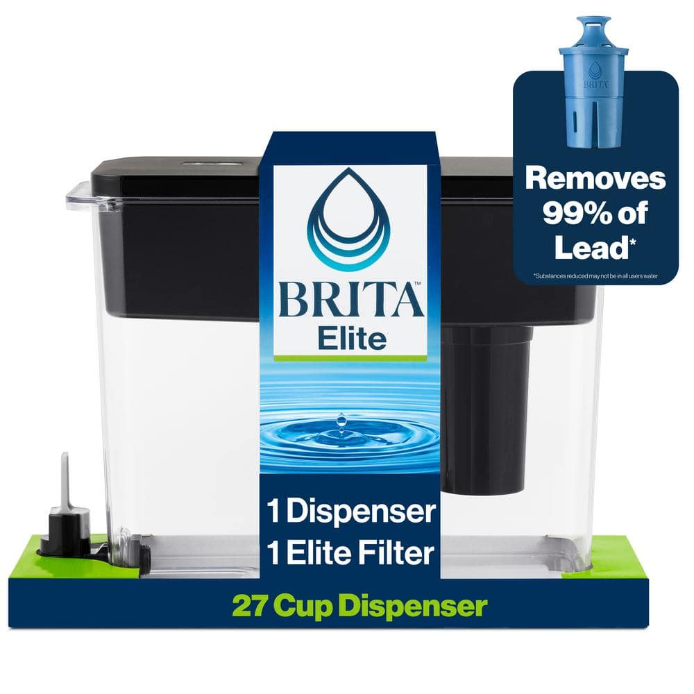 Brita UltraMax 27-Cup Extra Large Filtered Water Dispenser with Elite Filter, BPA Free