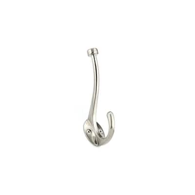 5-13/16 in. (148 mm) Brushed Nickel Transitional Wall Mount Hook
