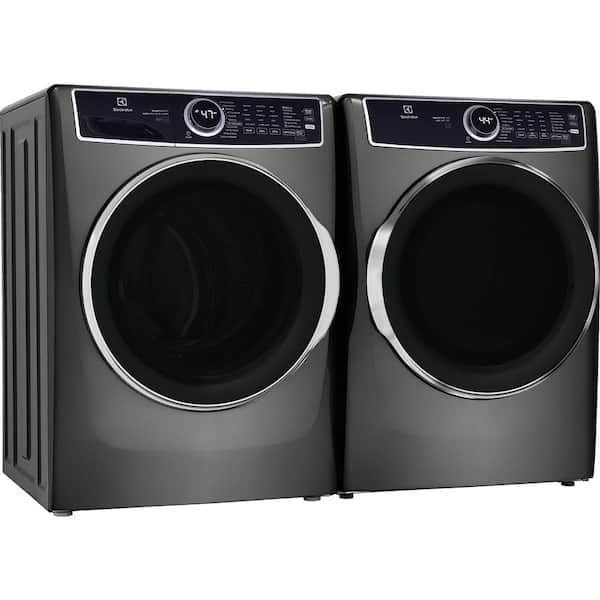 Electrolux 8 cu. ft. Titanium Front Load Perfect Steam Gas Dryer with  Predictive Dry and Instant Refresh ELFG7637AT - The Home Depot