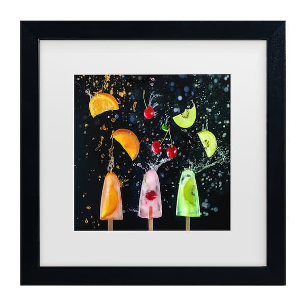 Trademark Fine Art Dina Belenko Action Popsicle Collection Matted Framed Photography Wall Art 13 in. x 13 in.