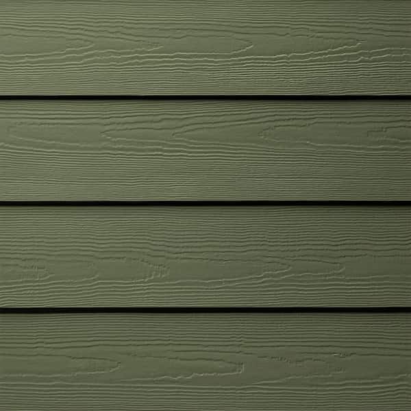 Hardie Plank HZ5 5.25 in. x 144 in. Statement Collection Mountain Sage Cedarmill Fiber Cement Lap Siding