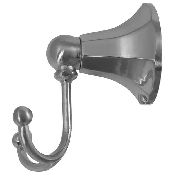 Heaven Double Robe Hook in Satin Nickel