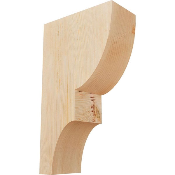 Ekena Millwork 5-1/2 in. x 12 in. x 20 in. Douglas Fir Ridgewood Smooth Corbel