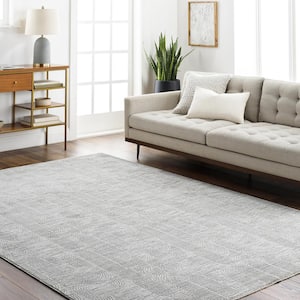 Masterpiece Gray Traditional 12 ft. x 15 ft. Indoor Area Rug