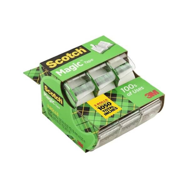 3/4 in. x 300 in. Magic Tape (3-Pack)