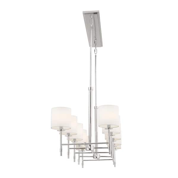 Kichler Ali 8-Light Polished Nickel Traditional Chandelier