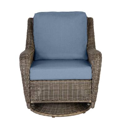 wicker rocking sunbrella h056