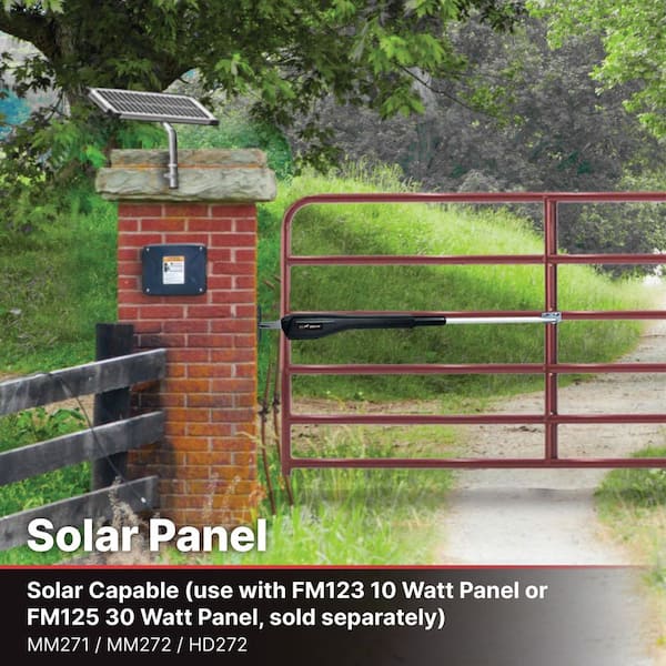 Mighty Mule Lighty Duty Dual Swing Automatic Gate Opener Kit with