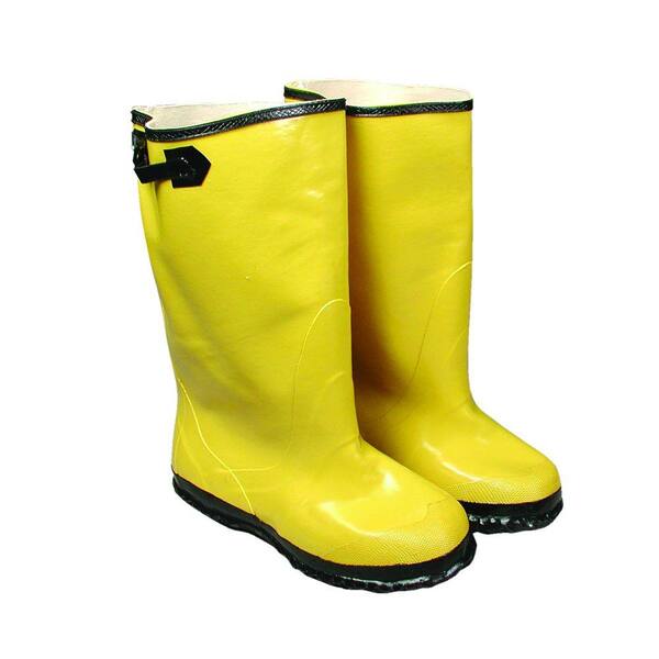 West Chester Size 14 Yellow Slush Boot Black Buckle and Sole