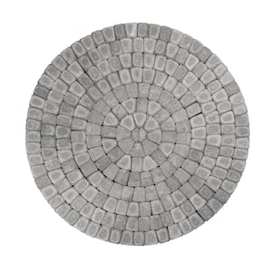 83.52 in. x 83.52 in. x 2.375 in. Cascade Blend Concrete Old Dominion Paver Circle Kit