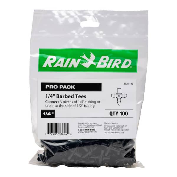 Reviews for Rain Bird 1/4 in. Barbed Tees for Drip Tubing (100Pack