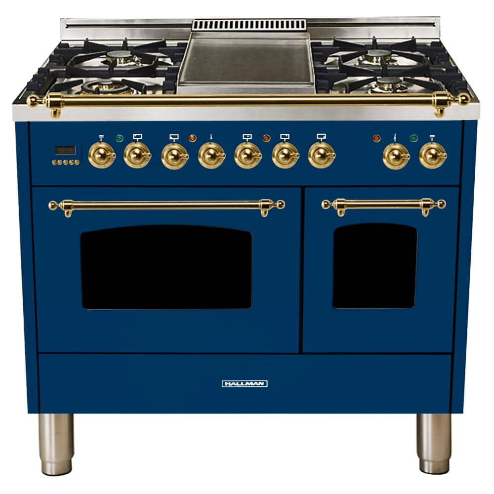 hallman 40 dual fuel range