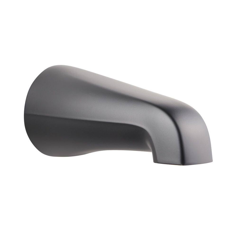 Tub Spout 1/2 in. FIP Nose Thread Non Diverter Bathtub Faucet Matte Black price history on PriceWatchPro