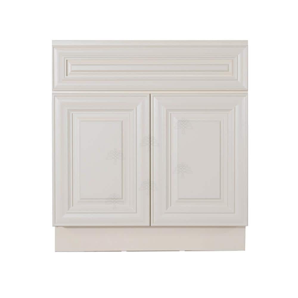 Princeton Assembled 36 in. W x 21 in. D x 33 in. H Vanity with Two Doors Off-White Finish price history on PriceWatchPro