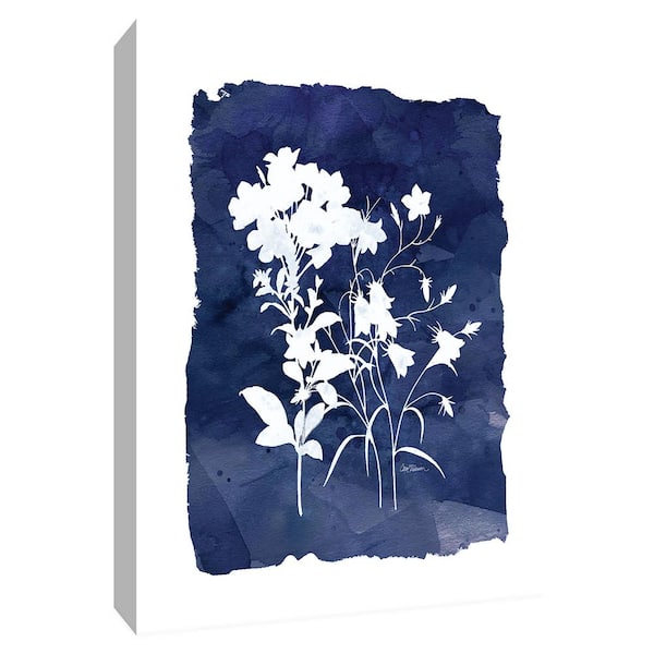 PTM Images 12 in. x 10 in. ''Indigo Botanical II'' Canvas Wall Art