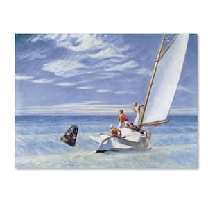 Ground Swell by Edward Hopper Floater Frame Nature Wall Art 14 in. x 19 in.