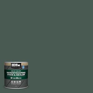 8 oz. #S420-7 Secluded Woods Solid Color Waterproofing Exterior Wood Stain and Sealer Sample