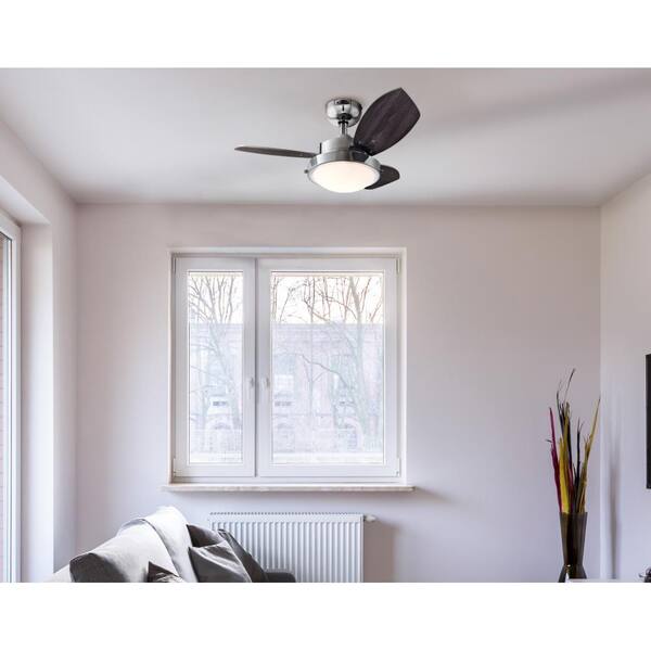 Integrated Led Chrome Ceiling Fan, Westinghouse Wengue Ceiling Fan