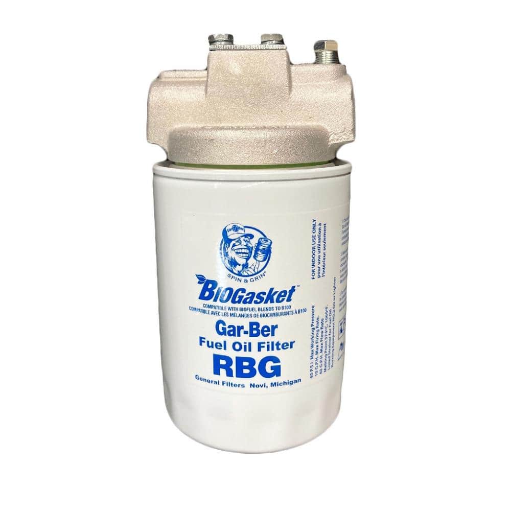 Garber 11BV-R Complete Spin-On Fuel Oil Filter with BioGasket and Bracket