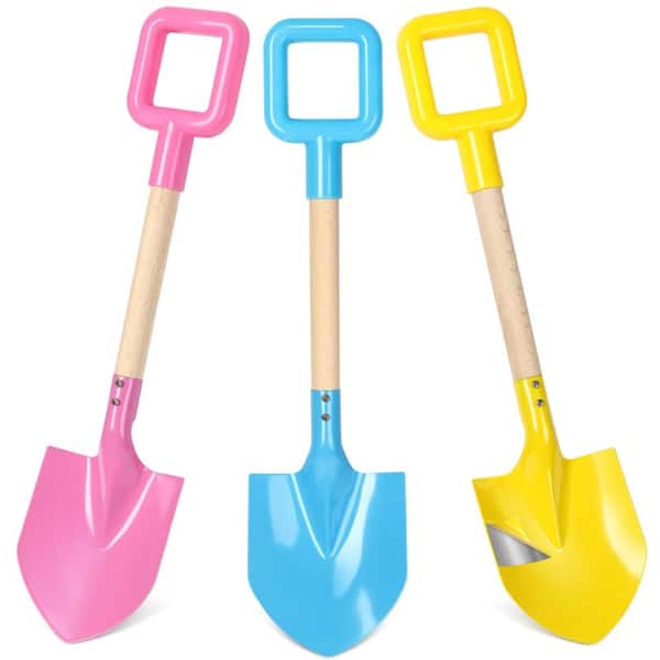 ティムさん◆ニチベイ◆バーチカル◆W313×H242◆O-2603BL7◆ Long Metal Kids Beach and Garden Shovel Set with Wood Handle and