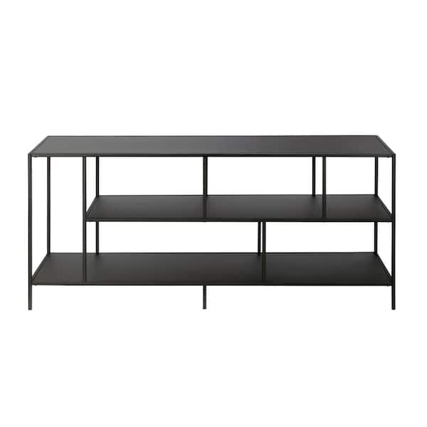 Meyer&Cross Winthrop 55 in. Blackened Bronze TV Stand Fits TVs Up