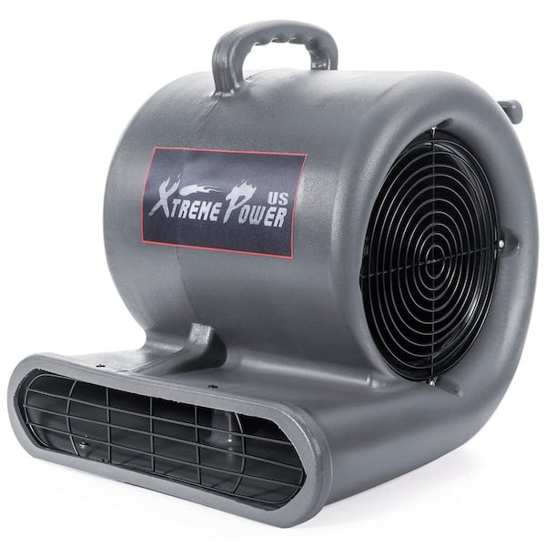 XtremepowerUS 3/4 HP 1450 CFM 3-Speed Portable Blower Fan Air Mover Carpet Dryer with Built-in Outlets
