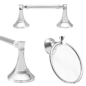 WOWOW 4 Piece Bathroom Hardware Set, Bathroom Accessories Set with Gift Box  4020600B-HD - The Home Depot