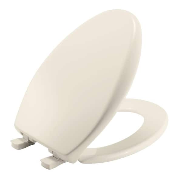 BEMIS Affinity Elongated Closed Front Toilet Seat in Biscuit