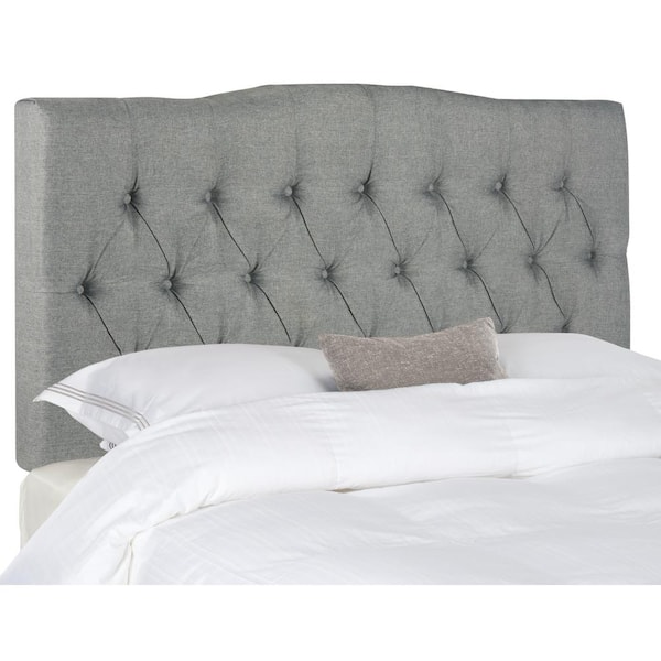 SAFAVIEH Axel Gray King Upholstered Headboard MCR4029E-K - The