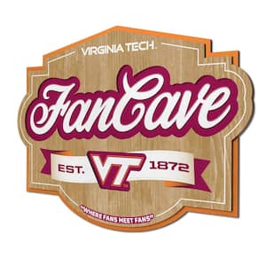 NCAA Virginia Tech Hokies Fan Cave Decorative Sign