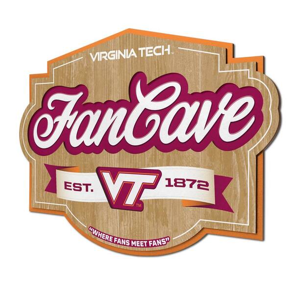 YouTheFan NCAA Virginia Tech Hokies Fan Cave Decorative Sign