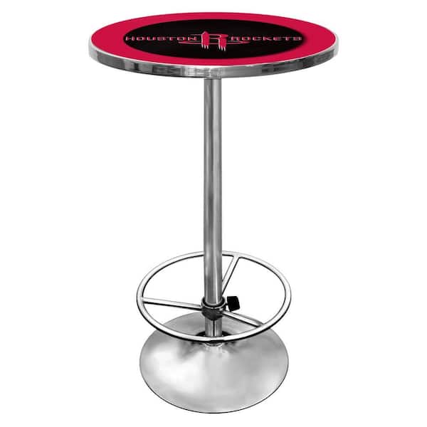 Trademark NBA Houston Rockets Chrome Pub/Bar Table