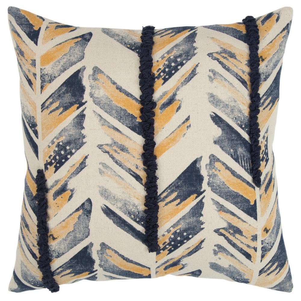 Gap Home Core Solid 2 Pack Decorative Square Throw Pillows Yellow 18 x 18  