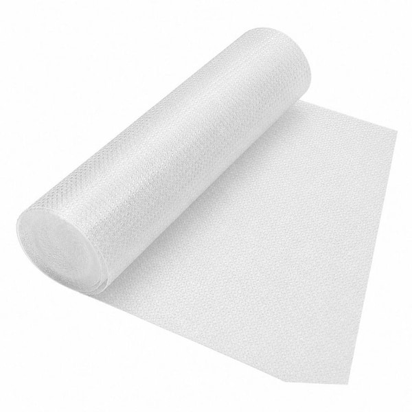 12 in. x 240 in. EVA Shelf Liner for Kitchen Cabinet, Waterproof Plastic Paper for Bathroom Refrigerator