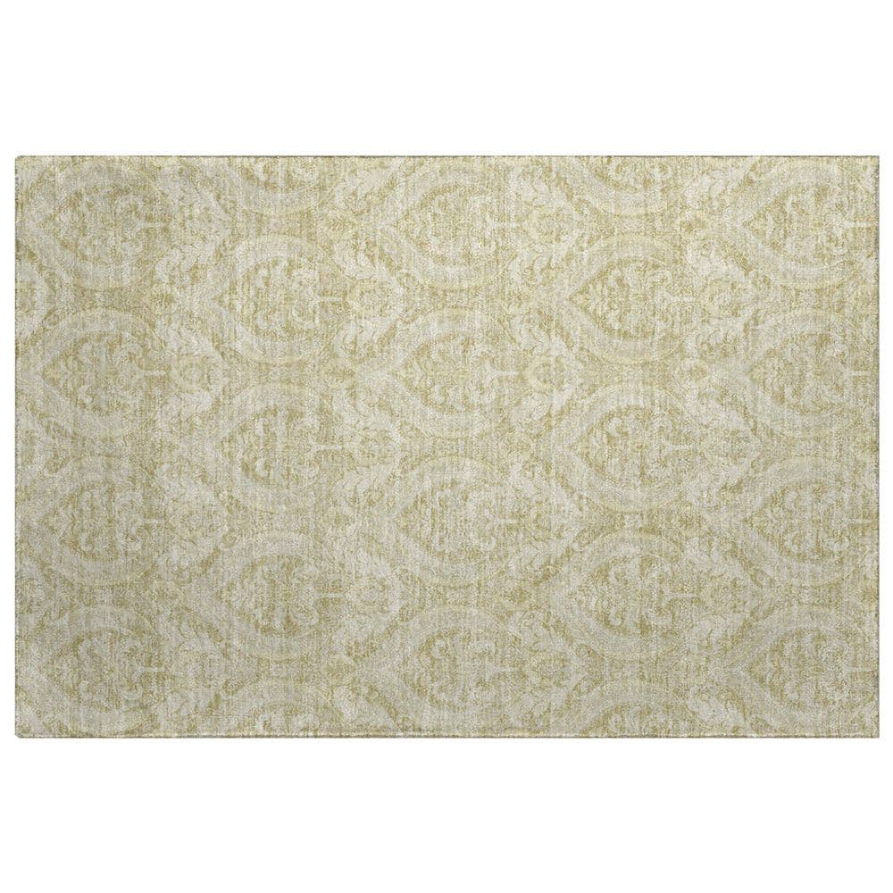 Dream Shag Premium Machine Washable Abstract ADS572 Beige 2 ft. x 3 ft. Accent Rug price history on PriceWatchPro