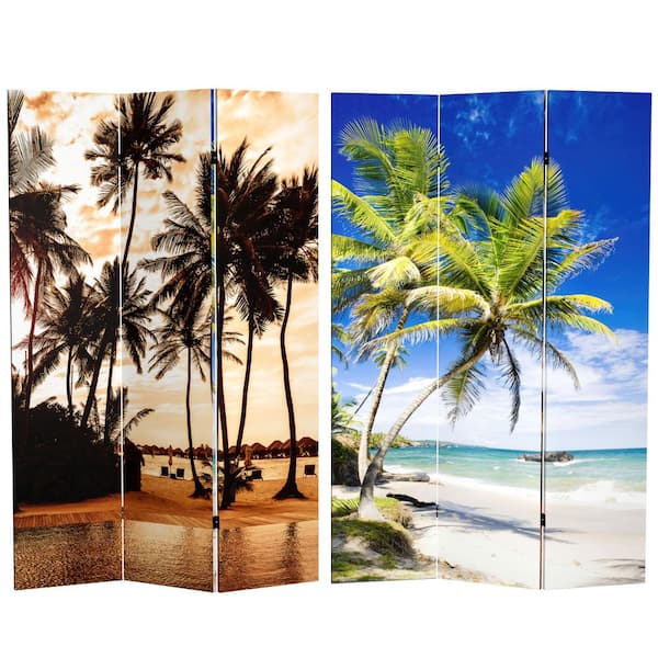 6 ft. Printed 3-Panel Room Divider