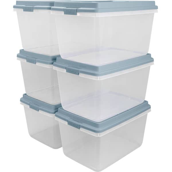https://images.thdstatic.com/productImages/01c3281a-48c9-46fc-9401-7c5f5c097fc4/svn/clear-base-smoke-blue-lid-and-latches-hefty-storage-bins-hftcom-7163010665666-6-64_600.jpg
