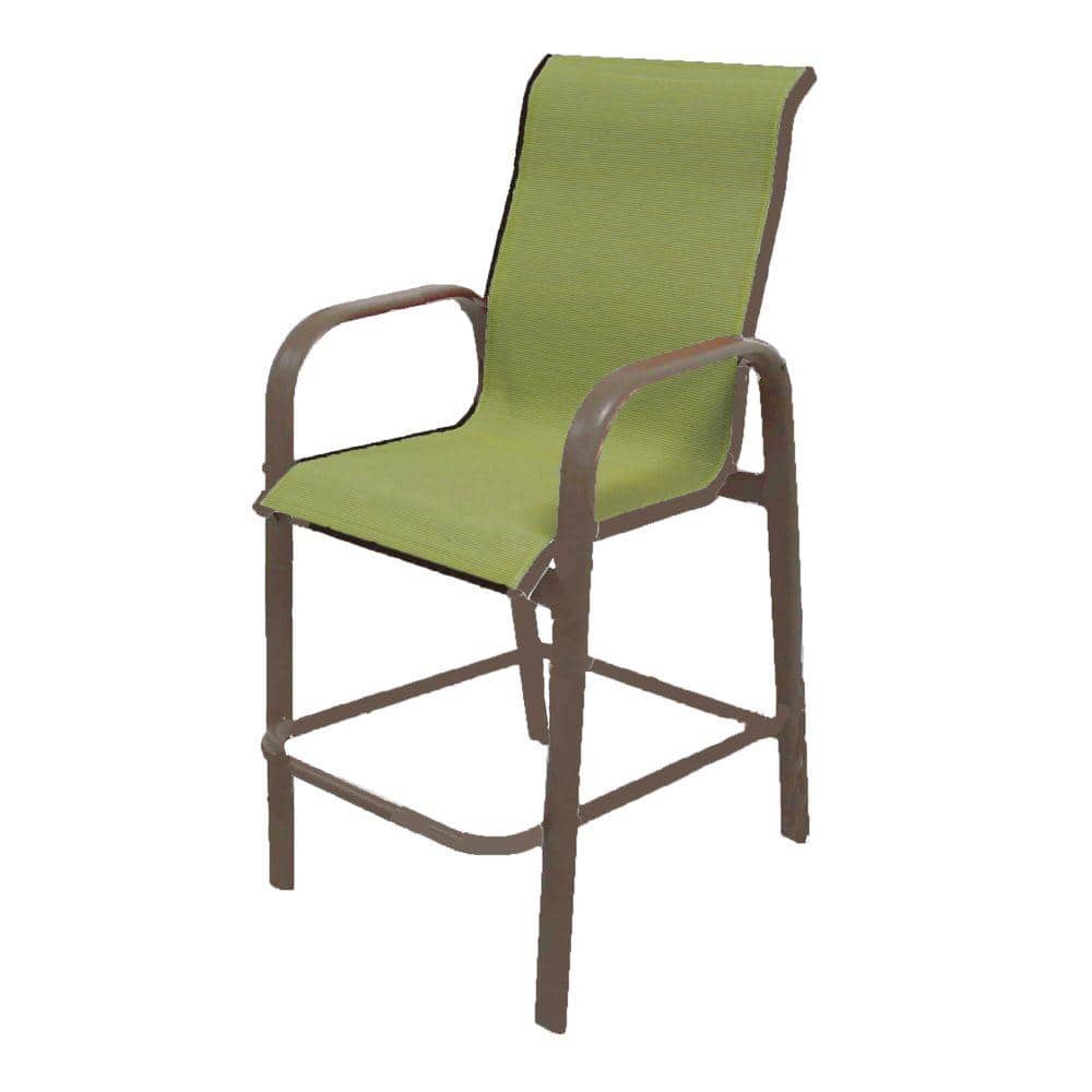 Marco Island Brownstone Commercial Grade Aluminum Bar Height Patio