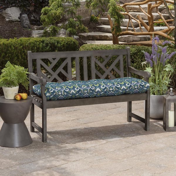 ARDEN Rectangle Outdoor Plush Modern Tufted Bench Cushion