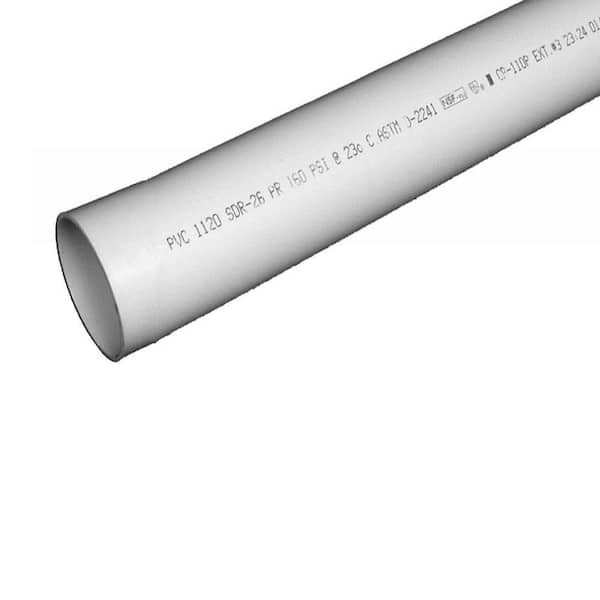 Charlotte Pipe 1-1/2 in. x 10 ft. Plastic Plain End Pipe