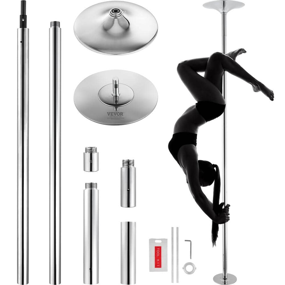 AW 45mm Spinning offers Static Dance Pole Kit Portable Dancing Pole for Club Home Exerc