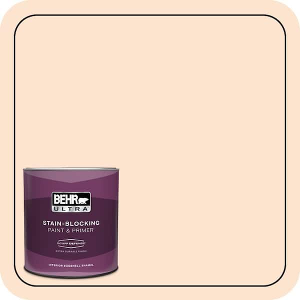 BEHR ULTRA 1 qt. #PPL-21 Sweet Peach Extra Durable Eggshell Enamel Interior Paint & Primer
